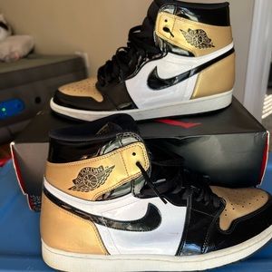 Jordan Retro 1 High NRG Patent Gold Toe
